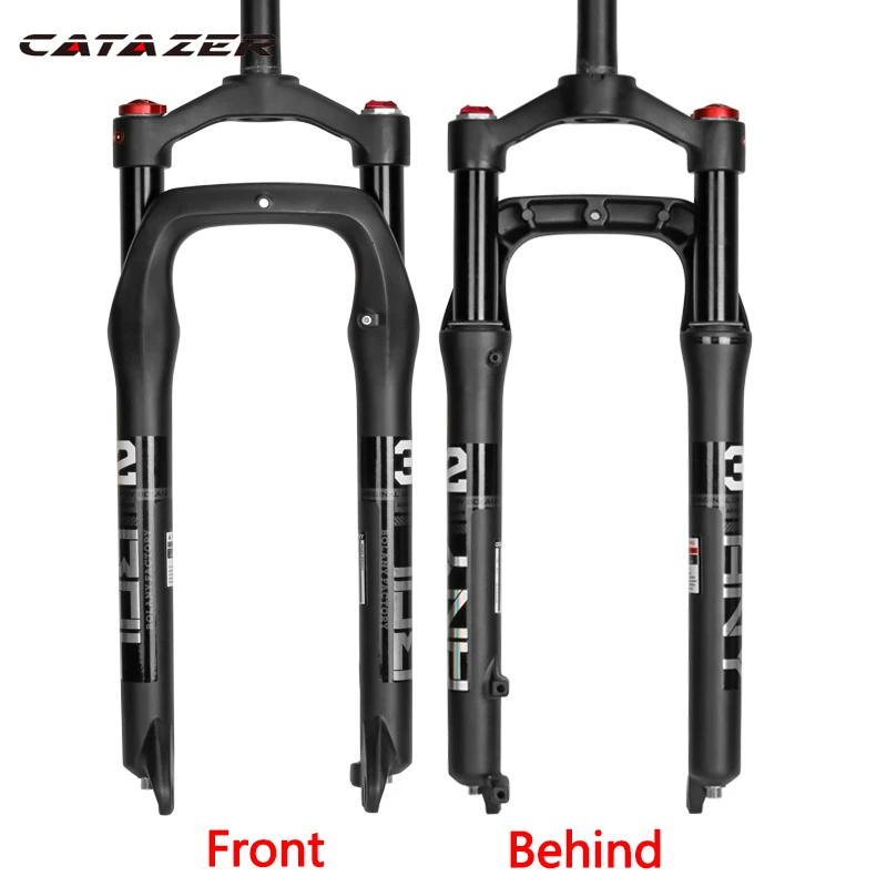 

Воздушная подвеска для Зимнего Велосипеда, 26 дюймов, вилка для велосипеда из магниевого сплава, воздушная газовая Велосипедная вилка для Fat 4,0 дюйма, вилка для подвески шин 135 мм