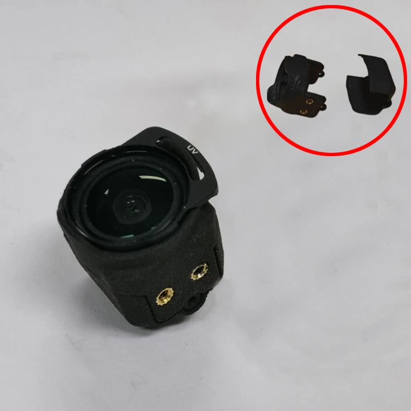 Фото Передняя/задняя крышка объектива для DJI O3 Air Unit, внешний корпус для передачи видео с отверстиями для фильтров, хорошая совместимость, запасные части. №1