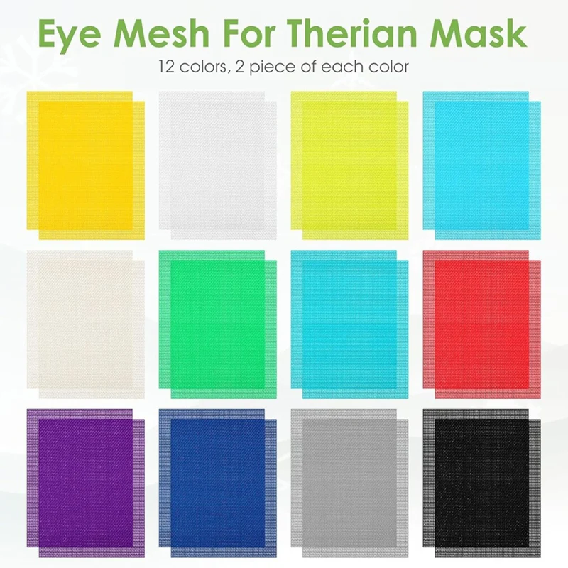 Сетка для глаз 7 9X5 9 дюймов DIY Therian Mask Material Kit Пластиковые сетчатые листы Handicraft Make