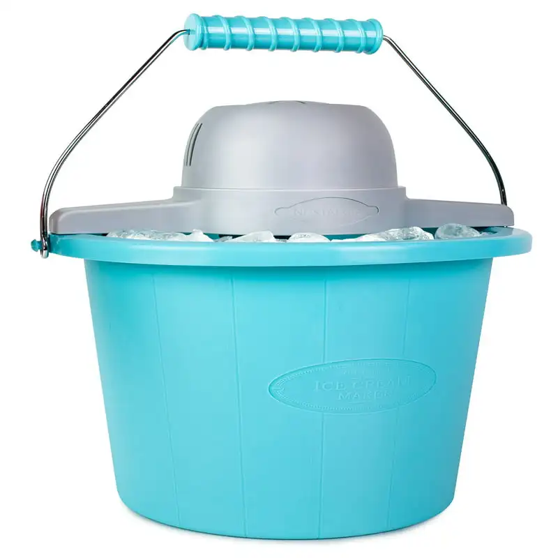 

Ice Cream Maker with Easy-Carry Handle, Blue