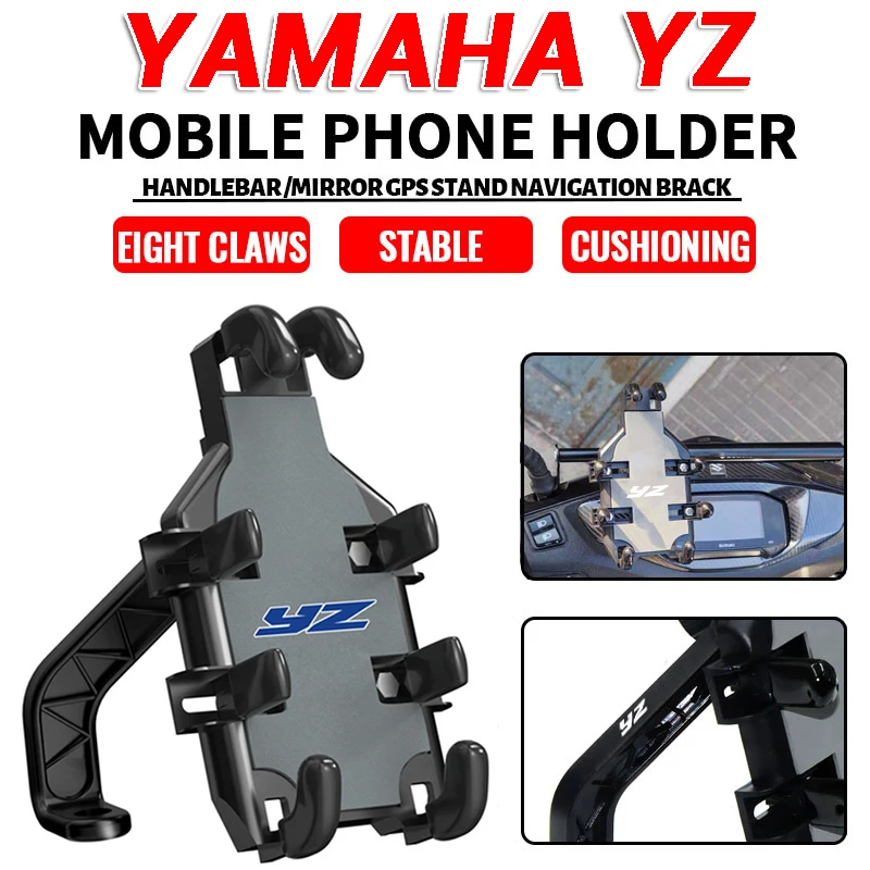 

For YAMAHA YZ 125 250F 250FX 450F 450FX 250 450 F FX Accessories Motorcycle Handlebar Mobile Phone Holder GPS Stand Bracket