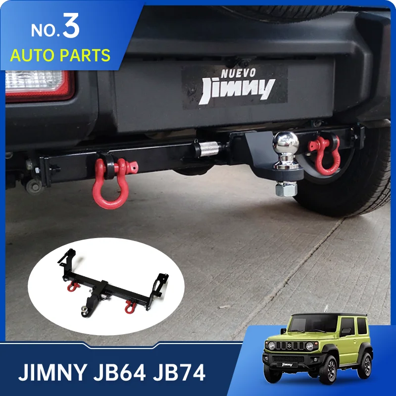 

Tow hook towing hook For Suzuki Jimny JB64 Sierra JB74W 2019 2022 Car Tow Bar without/with D-Ring Exterior Accessories frames