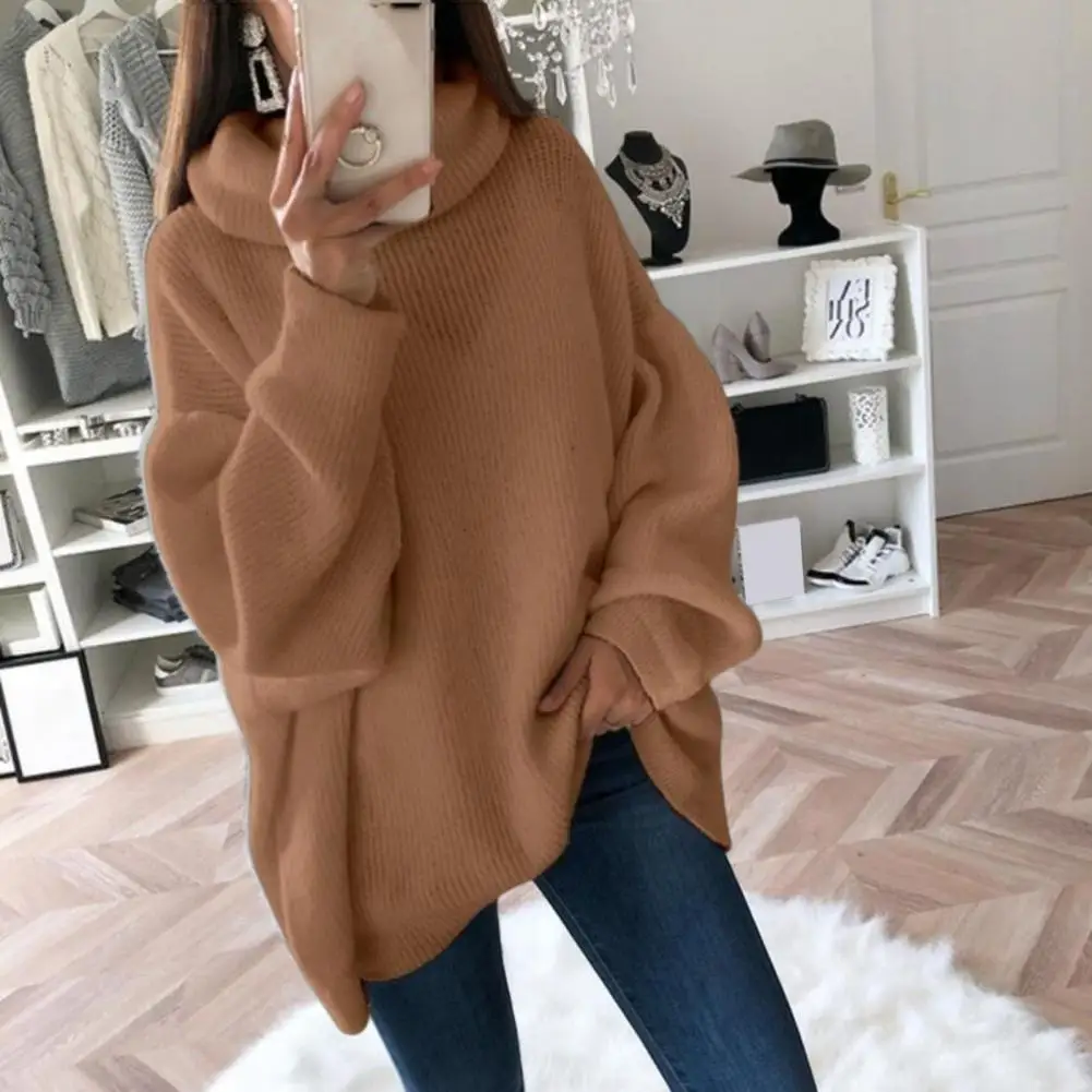 

sweaters for women fall Long Sleeve Thickened Warm Pullover Sweater Women Autumn Winter Mid-Length Sweater Jumper Female