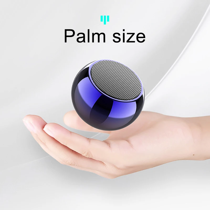 

Wireless Speaker 360° Surround Sound BT 5.0 Speakers Music Play Center Cylinder Soundbox Portable Outdoor Selfie Button 006