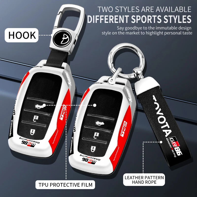 

Brand New ABS+TPU Fashion Car Key Case Bag For For Toyota Prado Crown Camry Corolla Sienna RAV4 Highlander Accessories