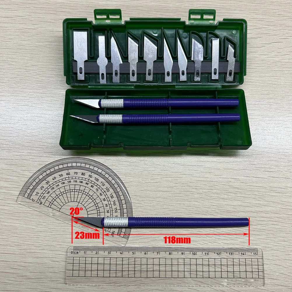 Совершенно новые лезвия набор резаков для резьбы 13 шт./компл. 140 мм лезвие