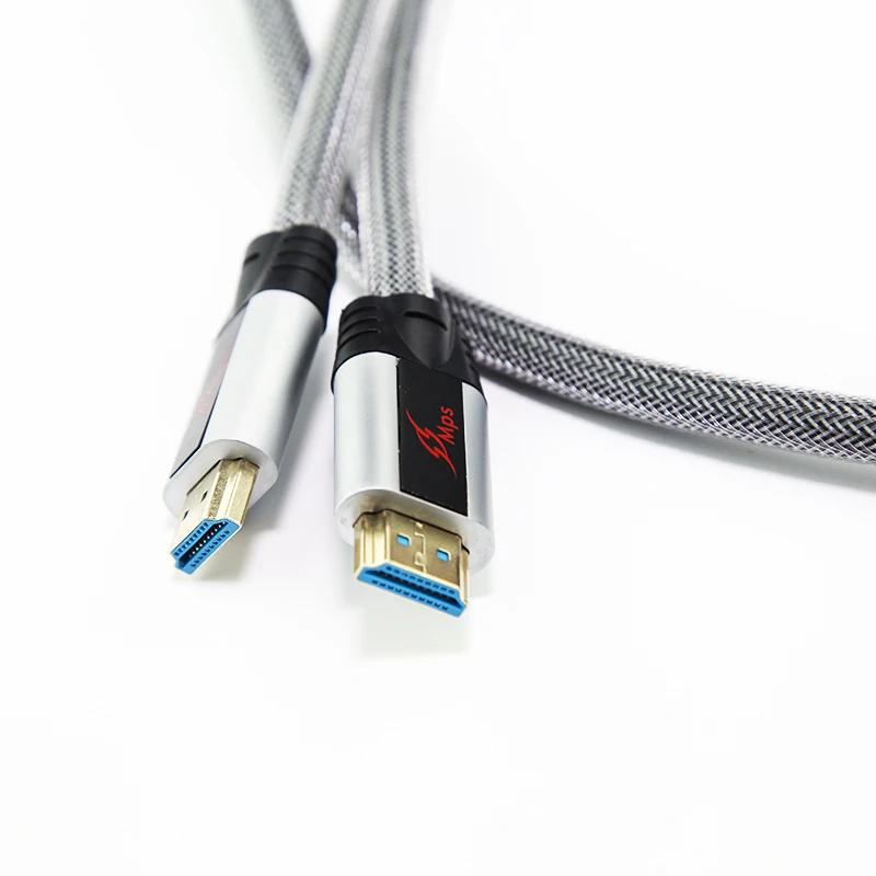 MPS HD-188 HiFi 99.9997% OFC 24K позолоченный штекер HDMI-совместимый 2 0 4K 3D 24AWG HD X 2K Аудио возврат
