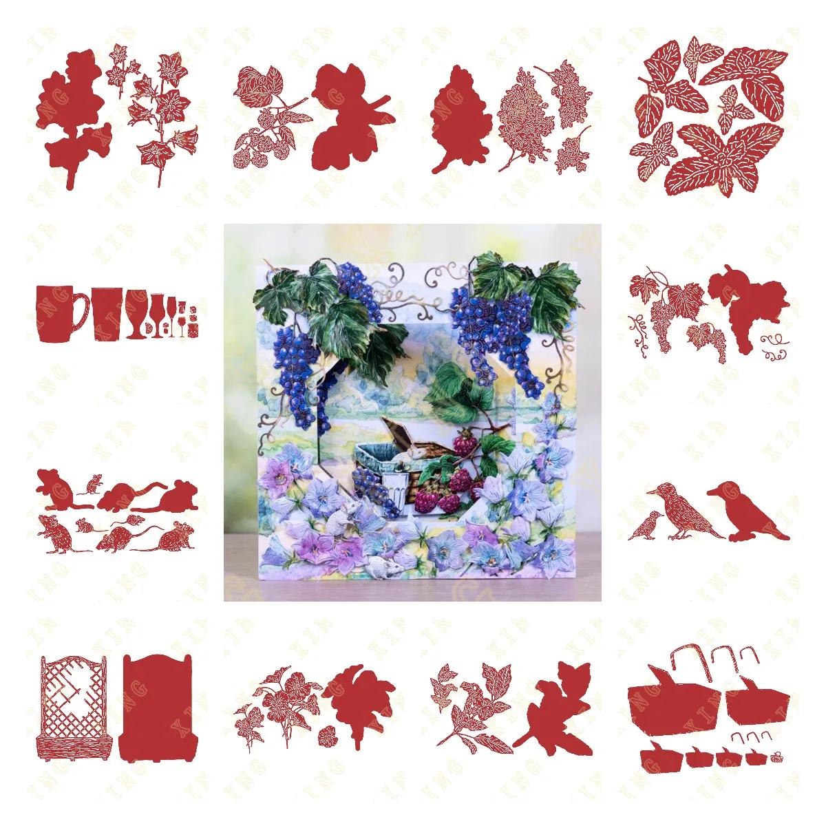 

2022 Newest Labour of Love Collection Metal Cutting Dies Handmade Diy Embossing Making Scrapbooking Photo Album Craft Decor Mold