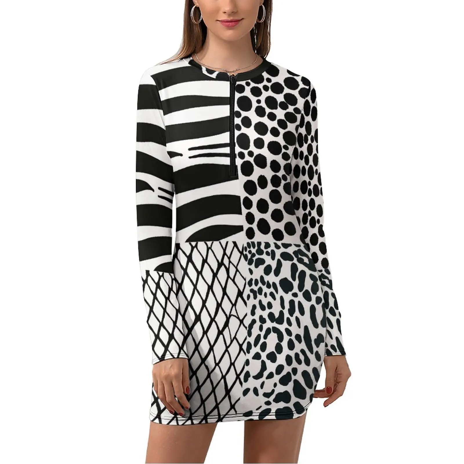 

Женское облегающее платье в стиле ретро, с длинным рукавом