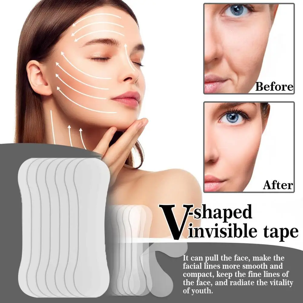 

100Pcs/Set Face Sticker Useful Anti-Aging Eliminate Wrinkle for Female Facial Slim Tape Face Lift Tape