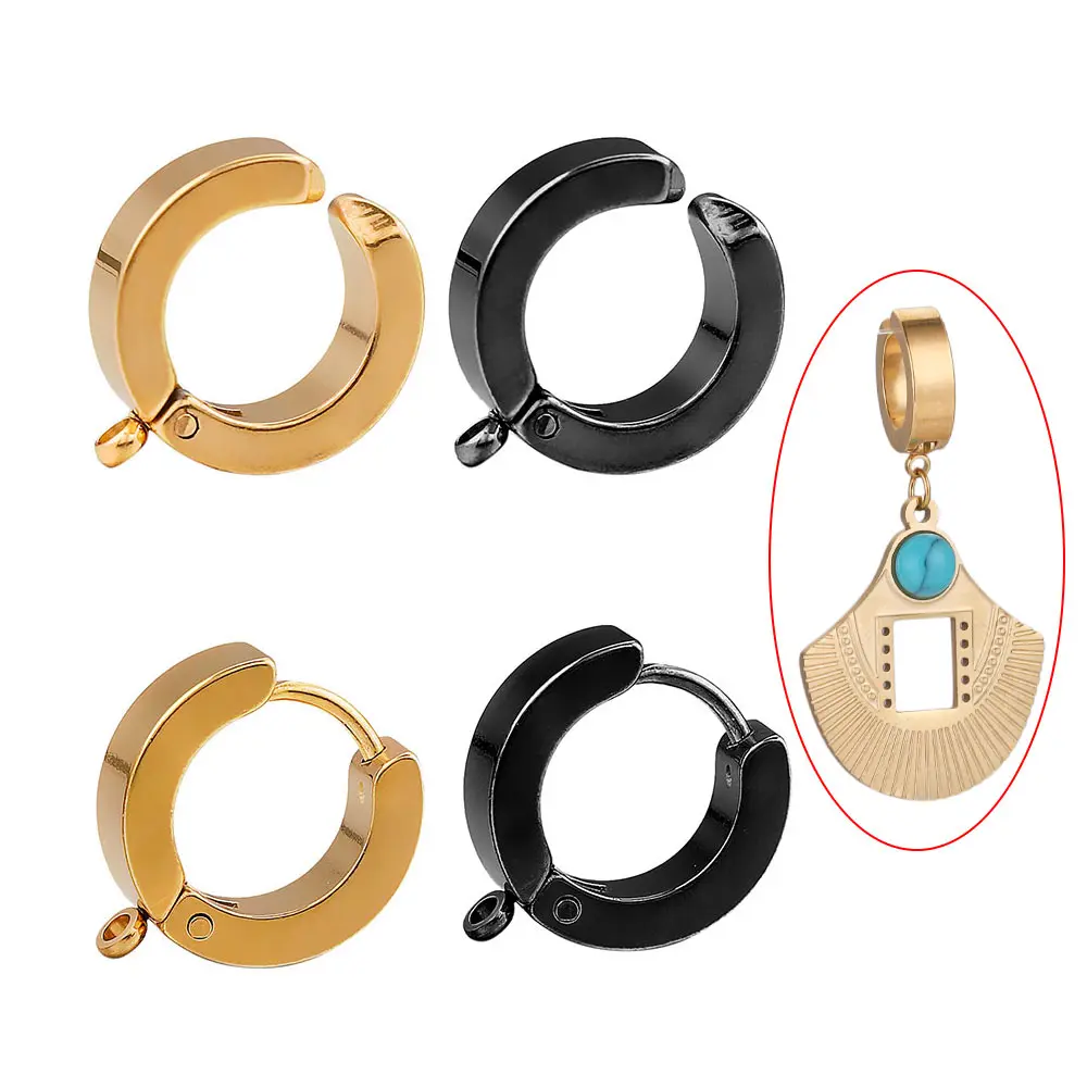 

10 шт., Золотые зажимы для сережек-гвоздиков, из нержавеющей стали