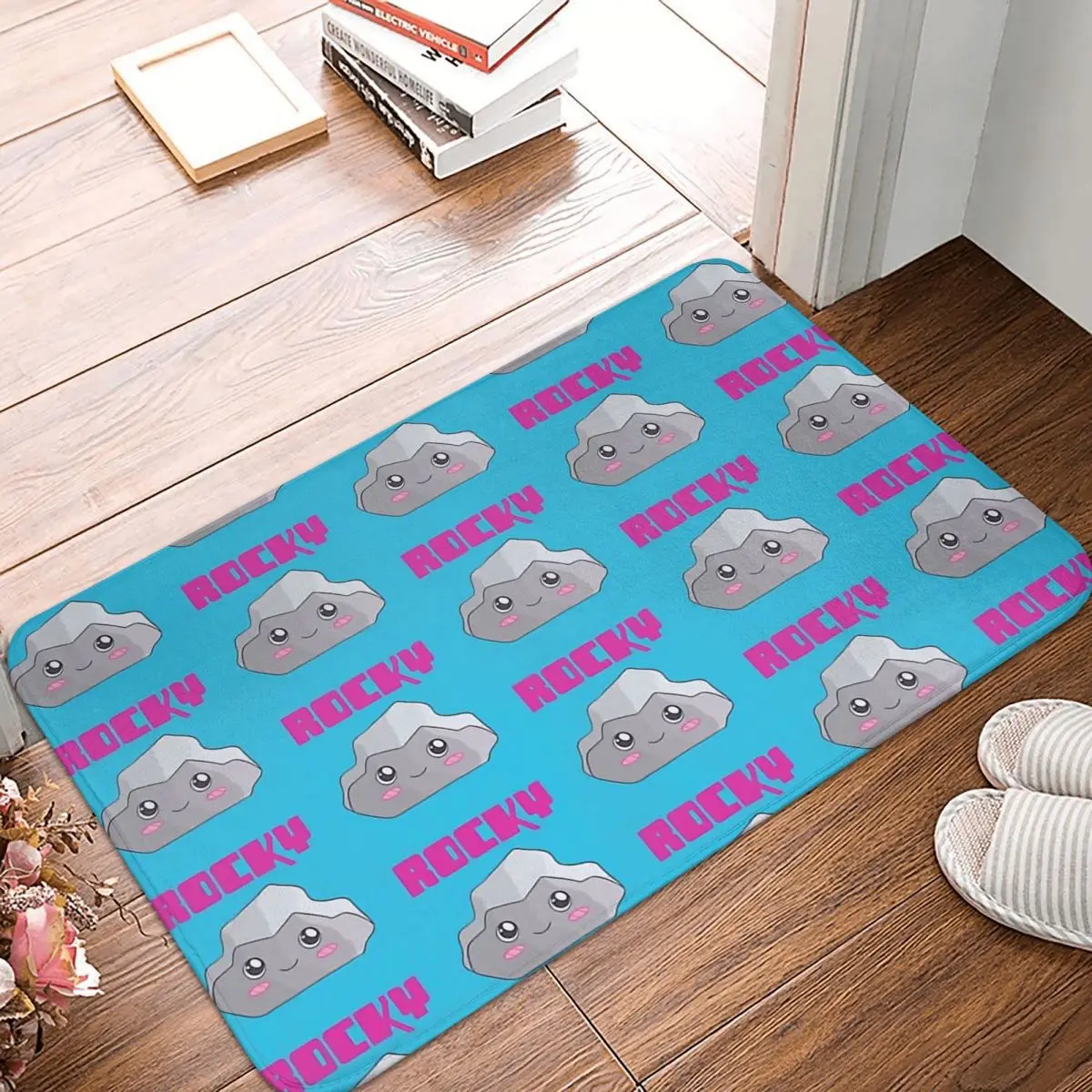 

Lankybox Square Box Doll Stuffed Toy Non-slip Doormat Loveliness Is A Rock Bath Kitchen Mat Prayer Carpet Home Modern Decor