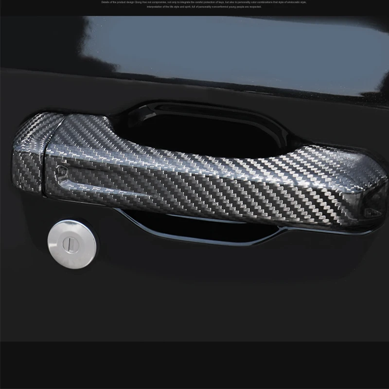 Крышка дверной ручки из углеродного волокна для JEEP Wrangler JK аксессуары JL 4x4