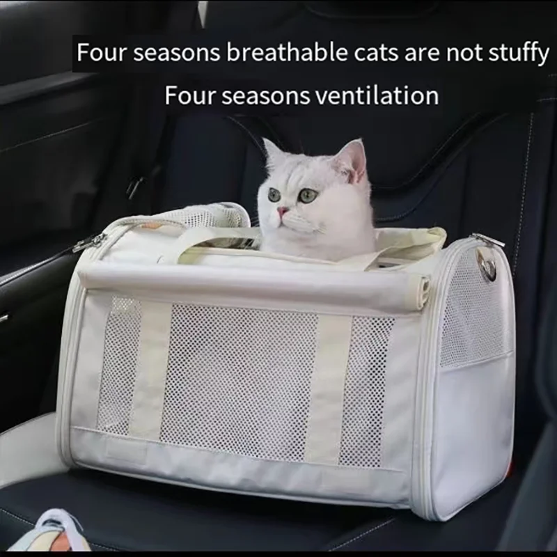 

Pet cat bag go out portable summer breathable dog messenger shoulder bag large-capacity portable cat cage cat bag