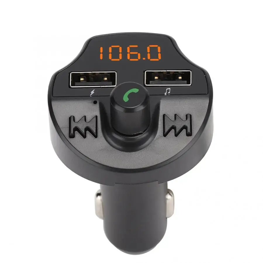 T66 Bluetooth-compatible 5.0 Car Music MP3 Player Audio FM Transmitter Modulator for Android/IOS Hifi | Электроника