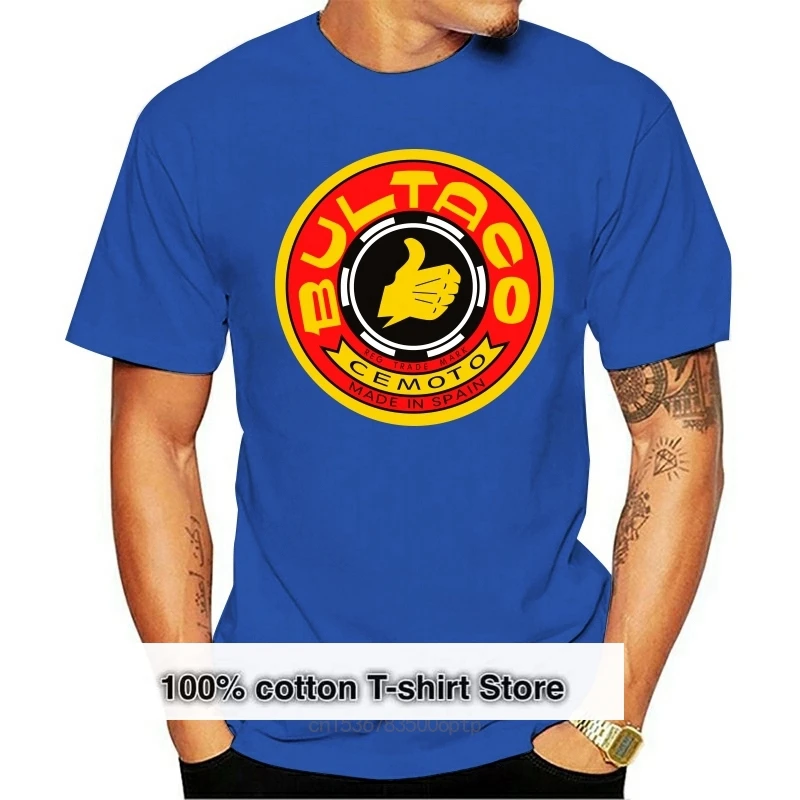 

Bultaco Spain Size S To Xxxl White Tee Men's T Shirt Fashion Logo Printing T Shirts