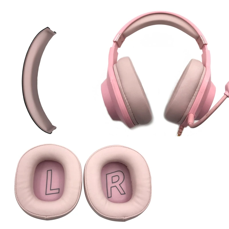 

Replacement EarPads Ear Cushions Memory Foam Earpads Cushion Headbeam Comfortable Wearing Suitable for HE-CATE G2