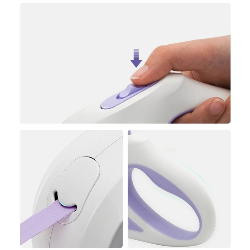 Автоматический нейлоновый поводок для собак прочный прогулок с домашними