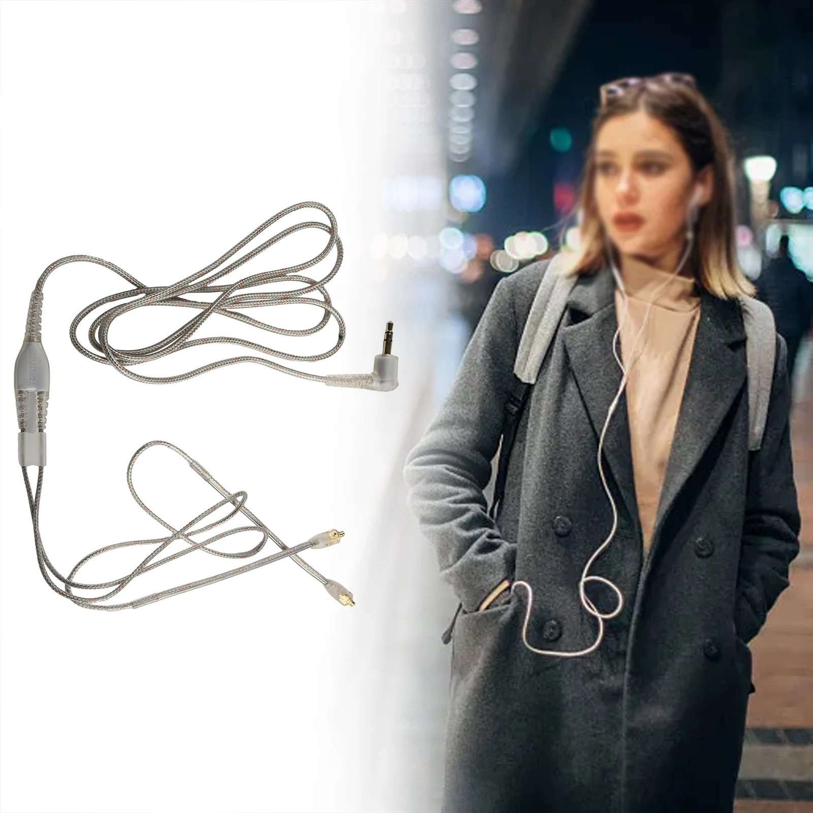 Замена для Shure SE215 SE315 SE425 SE535 TH904 съемные наушники большинства аудиокабелей