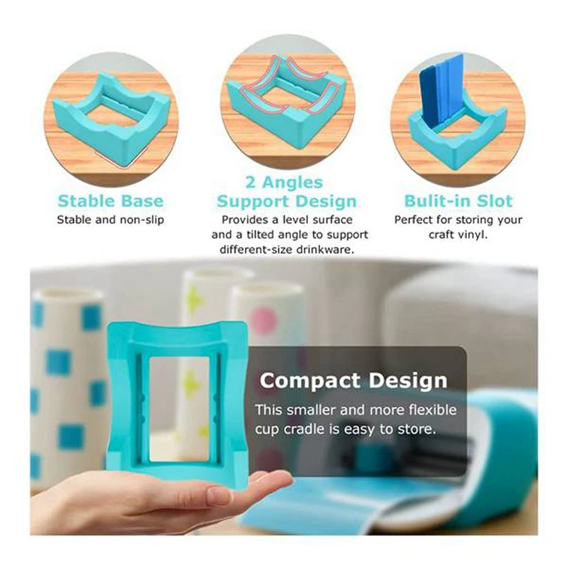 Основание стакана держатели стаканов синие для изготовления - виниловая