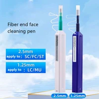 5pcs fiber optic cleaning pen mpomtp connectors cleaner optical 1 25mm lc and 2 5mm scfcst fiber cleaner tools