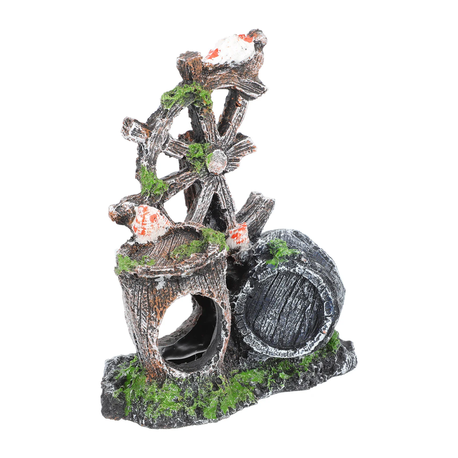 

Fish Aquariumtank Ornament Landscape Decorations Accessories Cave Mermaid Miniature Betta Ornaments Broken Decorative