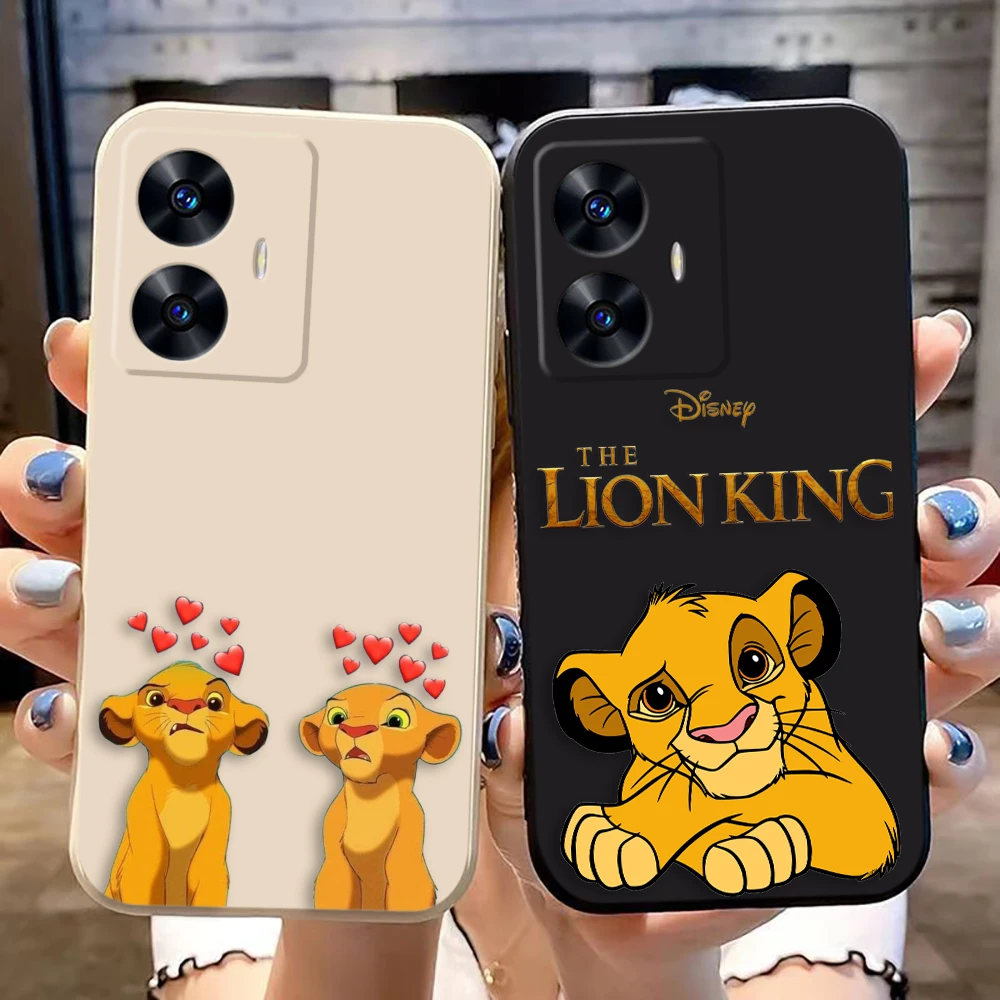 Чехол для телефона Lion k-King Hakuna Matata Realme C65 C63 C53 C35 C55 C33 C30 C21Y C20 C12 C11 GT 2 NARAO 20 30 50 Funda