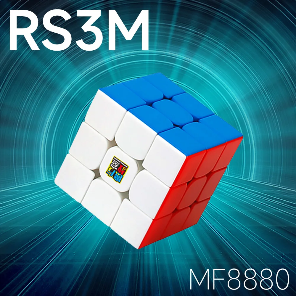 

MoYu RS3M 2021 Magnetic Magic Cube 3x3 Maglev Speed Cube 3x3x3 Professional Super RS3M Speed Puzzle Children's Fidget Toy