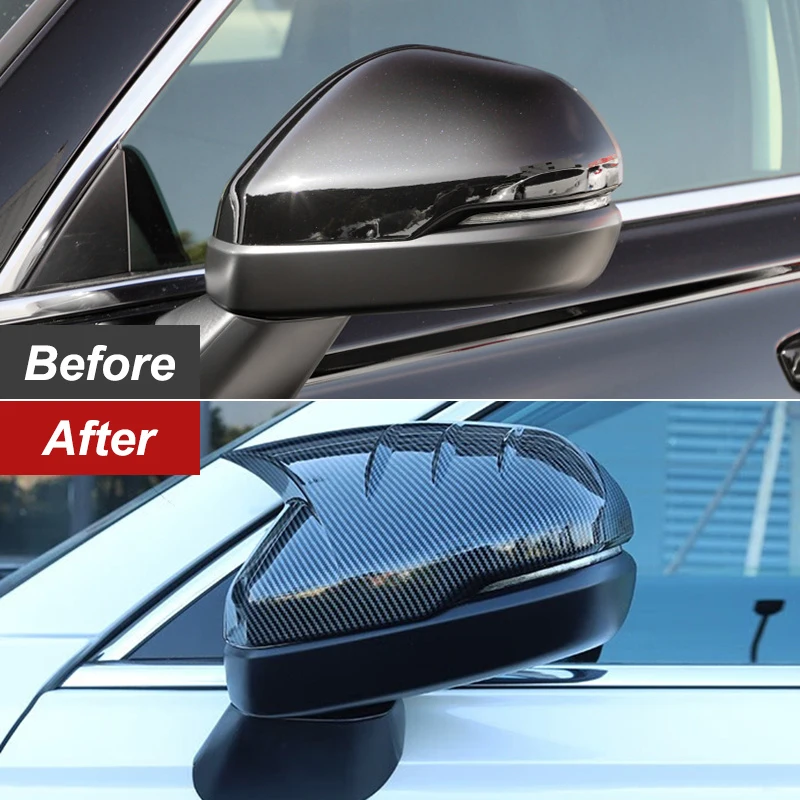 Для Honda ZR-V ZRV 2022 2023 2024 чехлы на боковые зеркала автомобиля 3d Наклейка украшение Abs