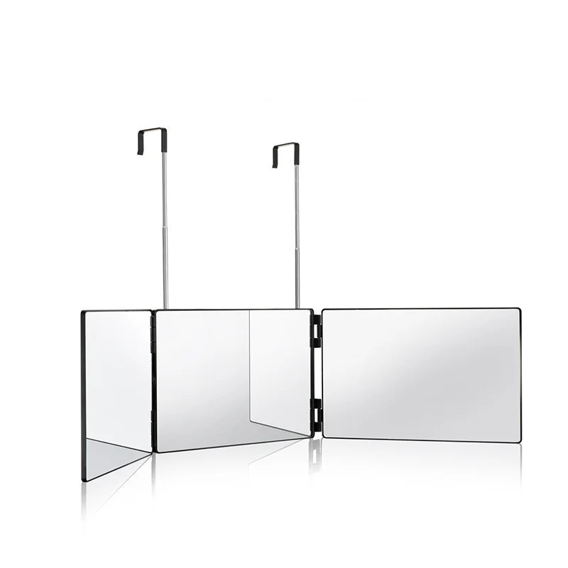 Зеркало для макияжа тройного сложения с поворотом на 360 градусов висячее зеркало