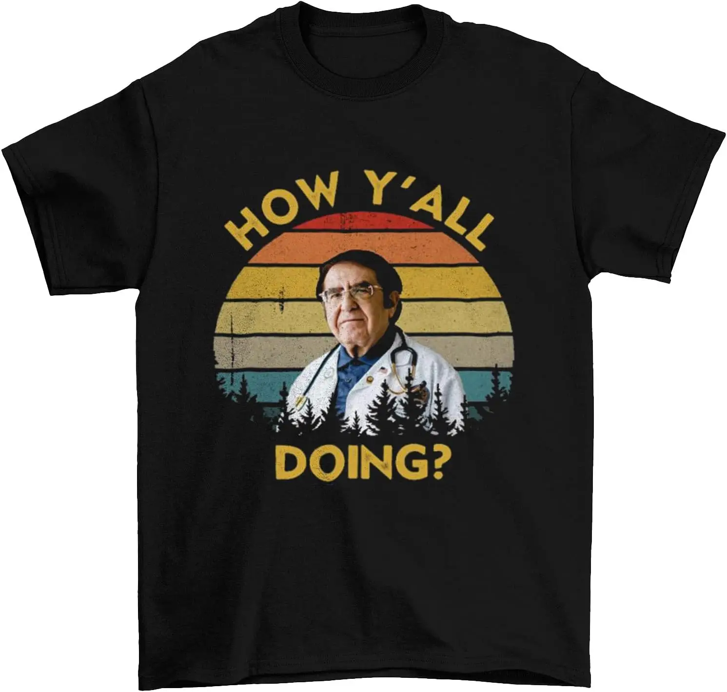 Винтажная футболка How Yall Doing Dr Younan Nowzaradan классическая рубашка из фильмов забавная