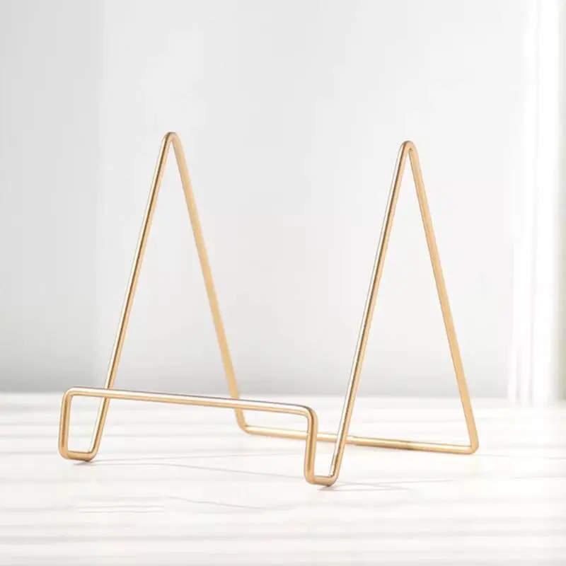 

Geometric Desktop Placement Stand Book Newspaper Collection Storage Rack Magazine Display Holder