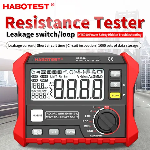 Цифровой измеритель сопротивления Cretrust HT5910 HT2302