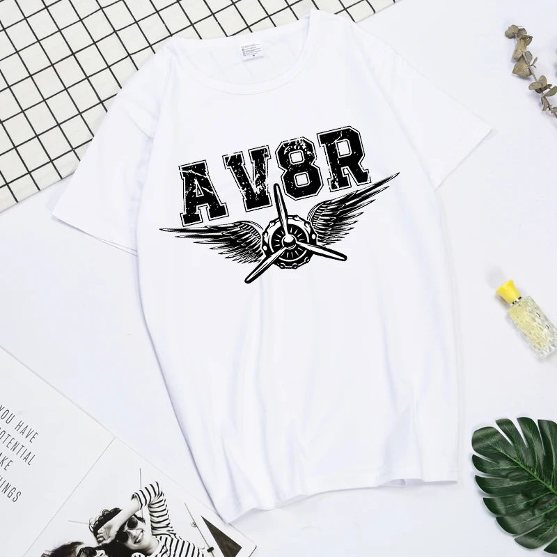 

Av8R T Shirt Men Aviation Avgeek Pilot Cessna Boeing Airbus Dehavilland Piper Flight Flying Airplane Airplanes Planes