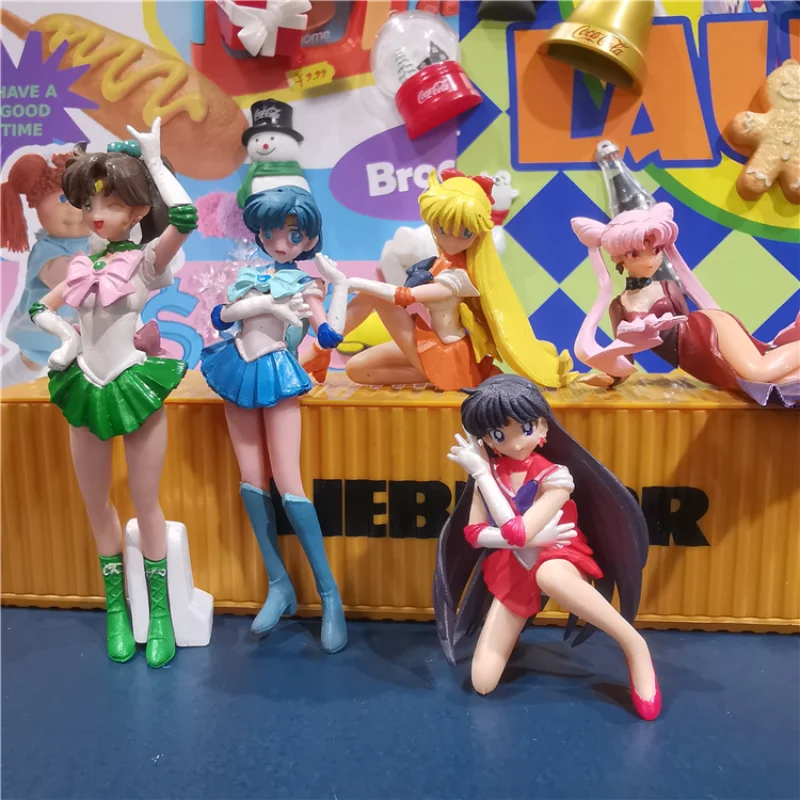 

Syouwa Sailor Moon Figure Tsukino Usagi Chiba Mamoru Chibiusa Mizuno Ami Princess Kakyuu Ornaments Accessories Children Toy