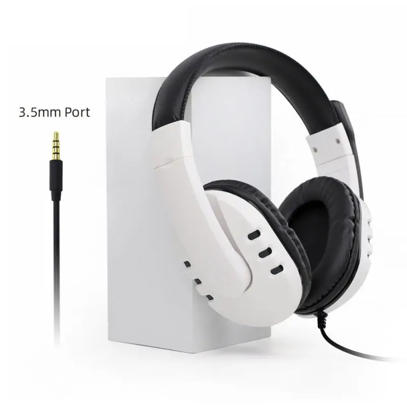 

Универсальные игровые Накладные наушники с объемным звуком для PS5/PS4/Switch/ONE/360, проводные наушники 3,5 мм для ноутбуков и ПК