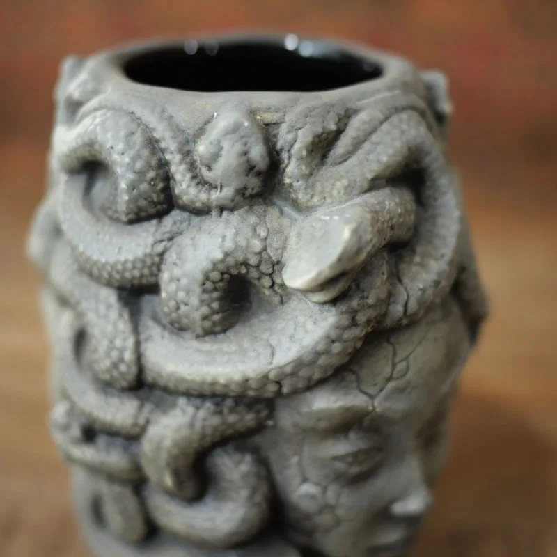 Силиконовые глиняные формы для женщин змеиная королева Медуза горшок