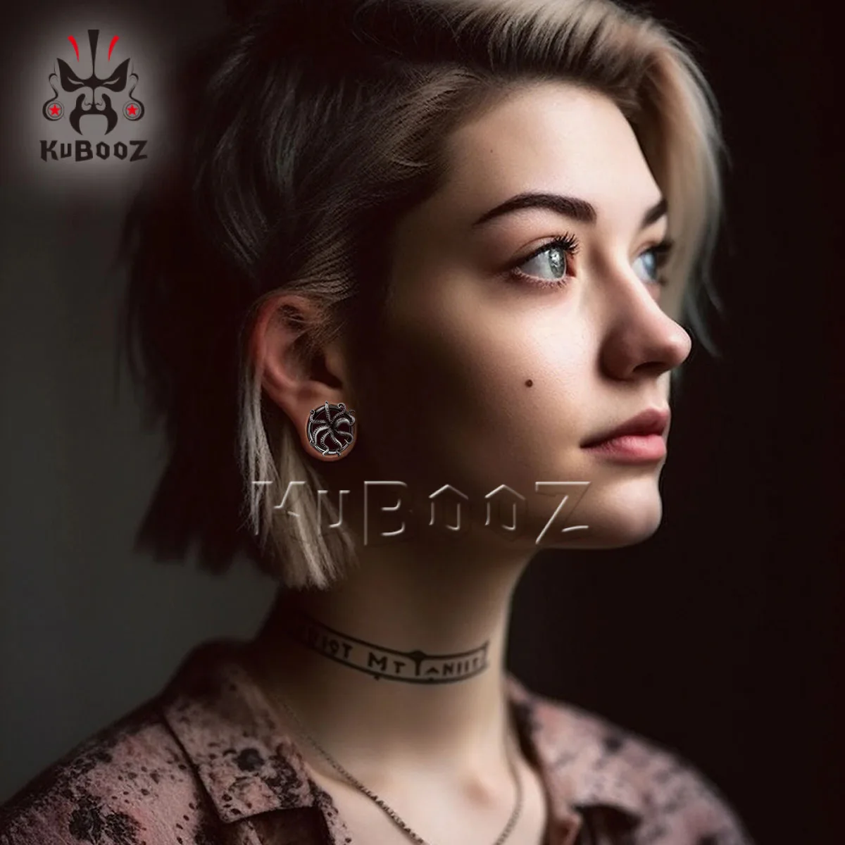 KUBOOZ щупальца осьминога, расширители для ушей, заглушки для ушных туннелей, манометры, носилки, винт, пирсинг, украшения для тела, серьги, 1 пара (art.: 3920cf08ef4da) - 3920cf08ef4da