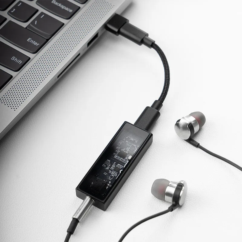 Фото Портативный усилитель для наушников QUESTYLE M12i, HIFI качество звука, PCM DSD512, USB-усилитель для наушников, DAC AMP для IOS и Android №4
