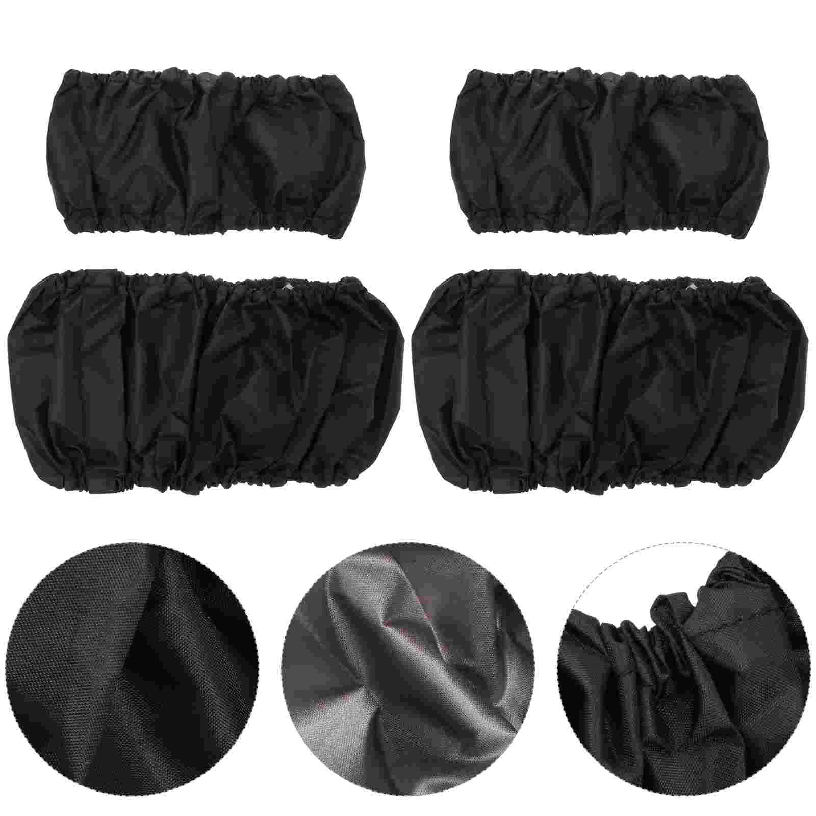 

8pcs Wheel Covers Elastic Polyester Pushchair Wheel Covers Cover Wheel Protector