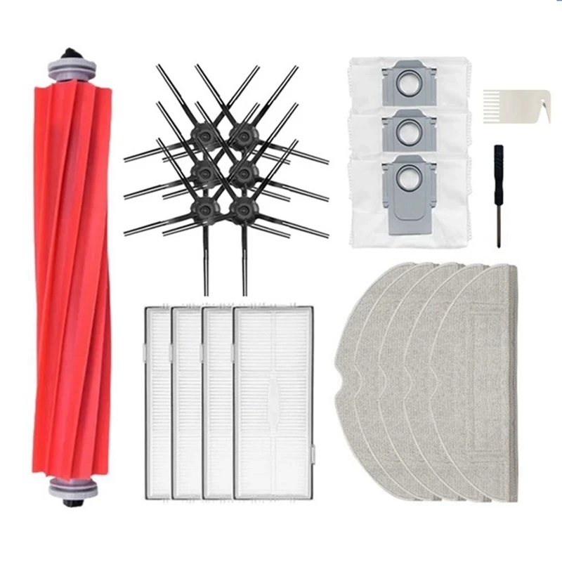 

Запчасти для робота-пылесоса Xiaomi Roborock S7 Maxv Ultra / S7 Maxv Plus/G10S, основная боковая щетка, фильтр НЕРА