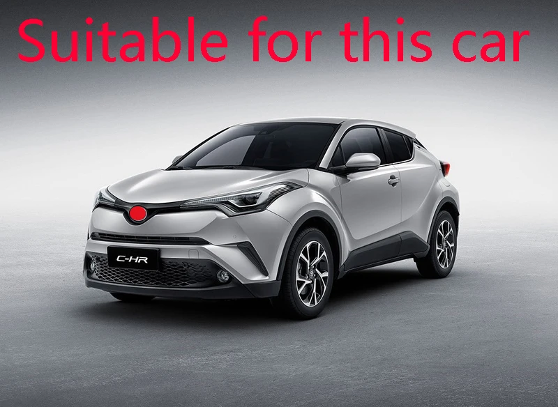 Для Toyota C-HR CHR (AX10) 2019 2020 автомобильные аксессуары ABS хром красный молдинг накладка