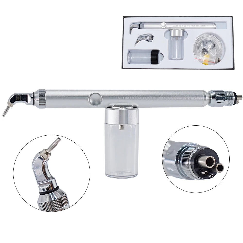 

2in1 Dental Aluminum Oxide Micro blaster/Dental Alumina Air Abrasion Polisher Microetcher Sandblasting