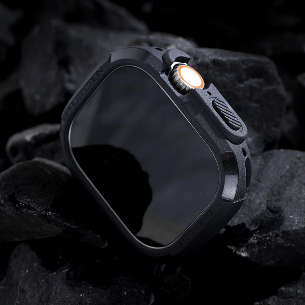 Full Coverage Case for Apple Watch Ultra 49mm Soft TPU Screen Protector Cover Bumper Frame For iWatch Series 8 Ultra Accessories