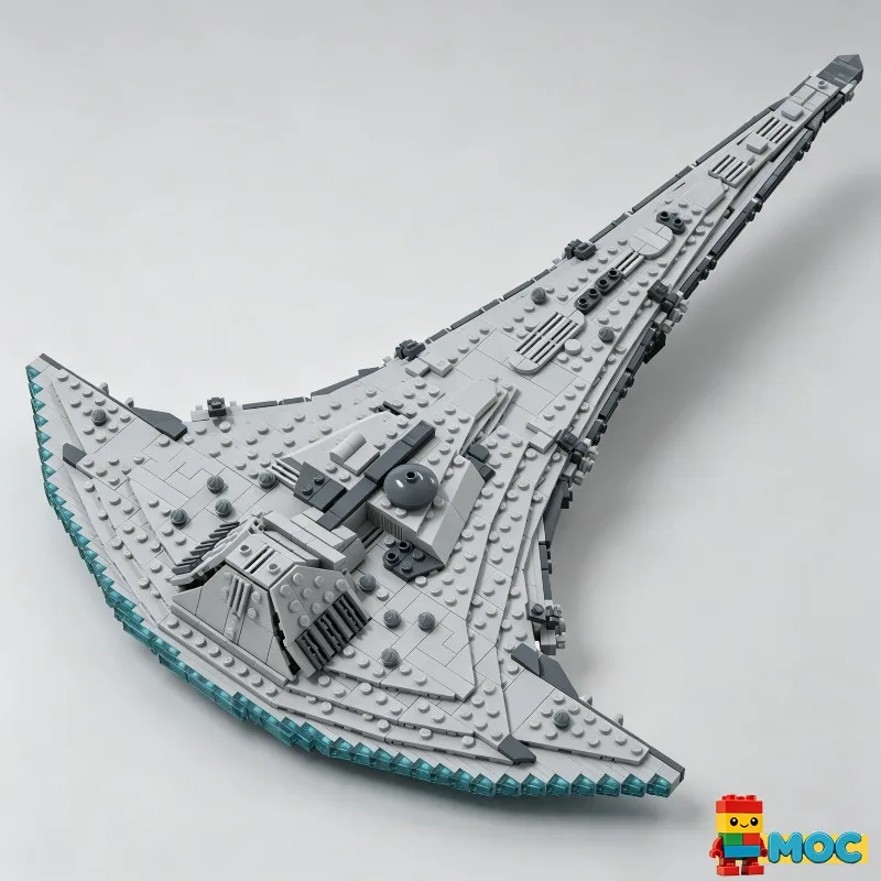 Фото Конструктор MOC «Космический корабль Судьбы» для исследования межзвездных пространств, 965 деталей, научно-фантастическая серия, развивающий подарок на День рождения и Рождество №4