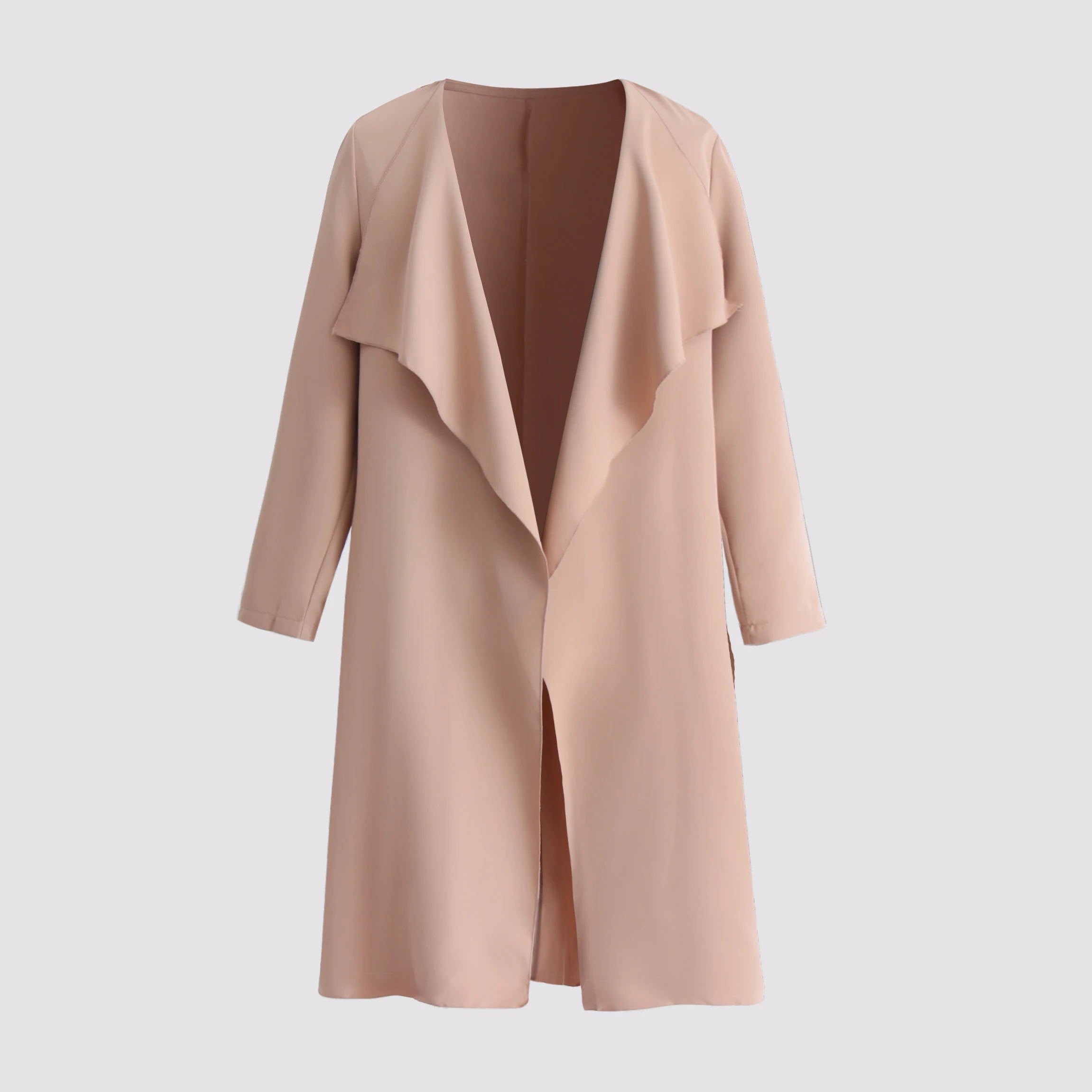 Women Autumn Jacket Large Plus Size 4XL Trench Coats Winter 2022 Solid Clothing Turn-down Collar Elegant Office Ladies Windbreak