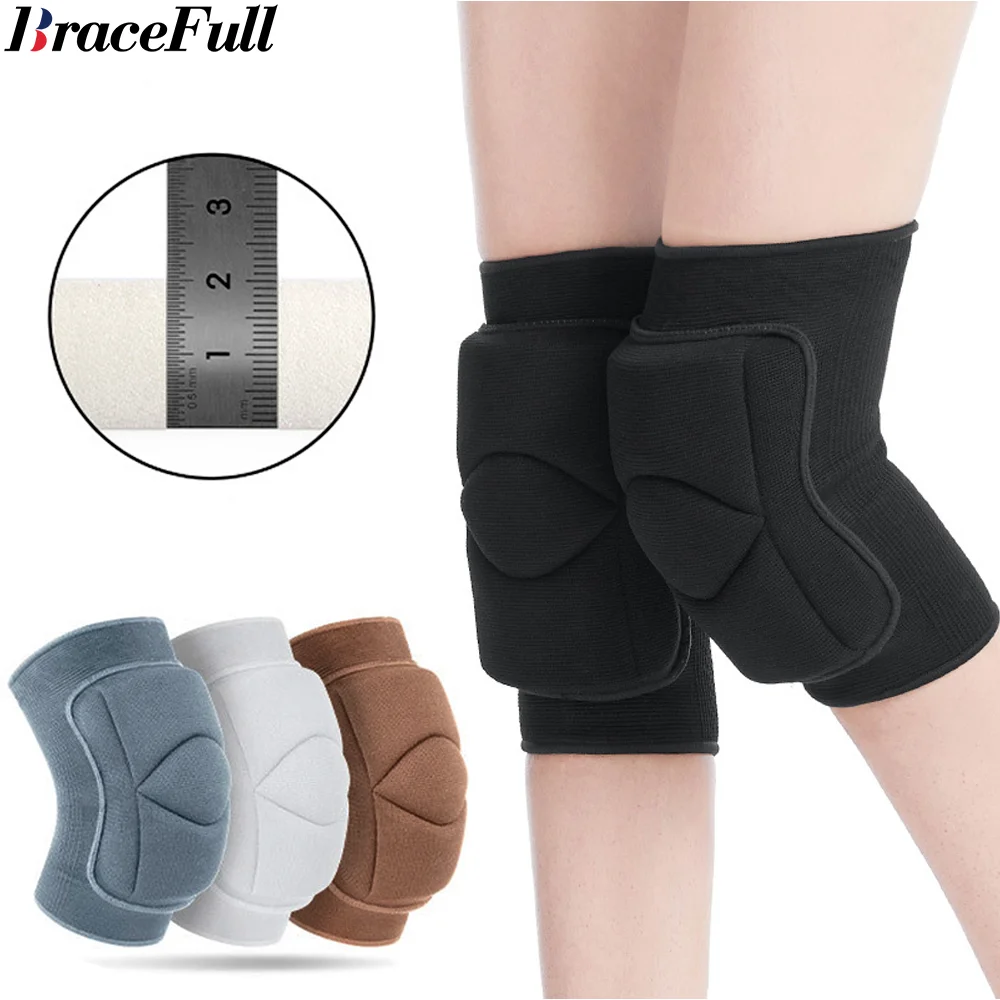 

Women Men Non-Slip Knee Brace Soft Knee Pads Compression Sleeve for Volleyball Basketball Running Football Cycling