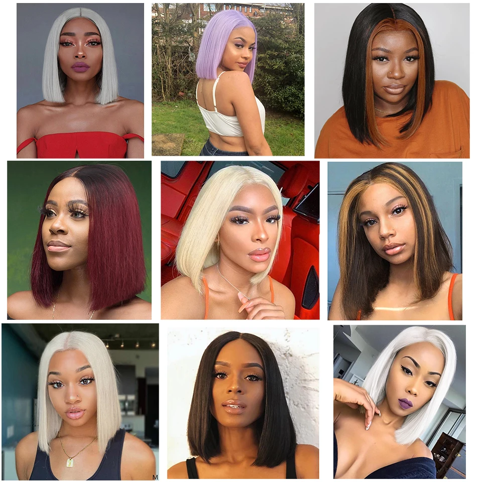 Парик I's a wig короткие прямые белые парики синтетические для женщин 60 дюймов 613