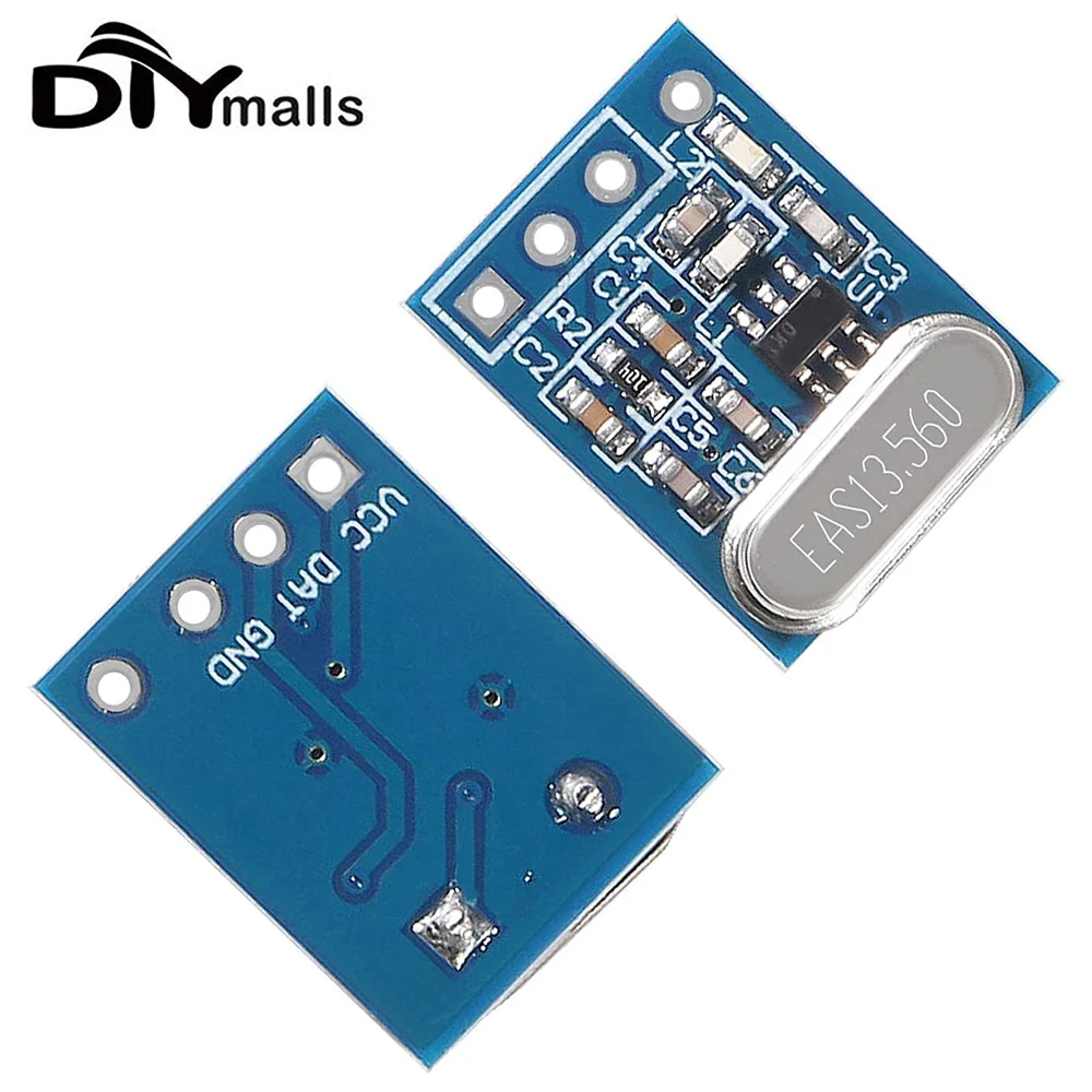 2PCS 433MHZ Wireless Transmitter Receiver Board Module SYN115 F115 433M ASK Chip PCB for arduino