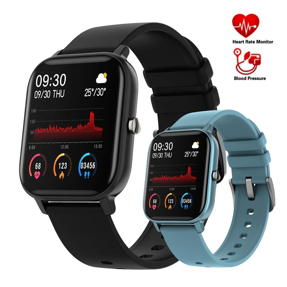 

Hembeer P8 1.4 inch Smart Watch Men Full Touch Fitness Tracker Blood Pressure Smart Clock Women GTS Smartwatch for Xiaomi iphone
